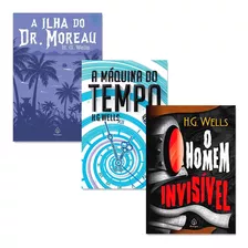 Kit A Ilha Do Dr. Moreau | O Homem Invisível | A Máquina Do Tempo - H. G. Wells - Coleção I