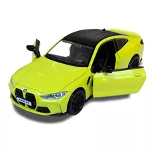 Miniatura Carro Bmw M4 (g82) - Com Som E Luz - 1/32