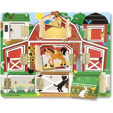 Melissa & Doug Granja Magnetica, Juego De Escondidas, Multi