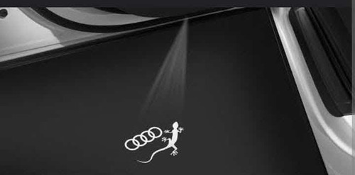 Luz Proyector De Puerta Logo Audi Aros Y Gecko Original Foto 2
