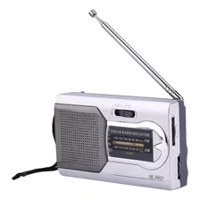 Mini Rádio Am/fm De Bolso Portatil P2 Fone De Ouvido Alto Nf