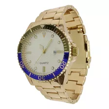 Relógio De Pulso Masculino Quartz Pulseira Metal B5689