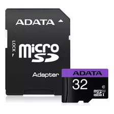 Memoria Micro Sd 32gb Adata Clase 10 Con Adaptador