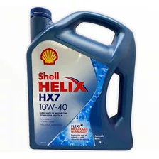 Aceite Shell Semi Sintetico Helix Hx7 10w40 X 4 Lts Original