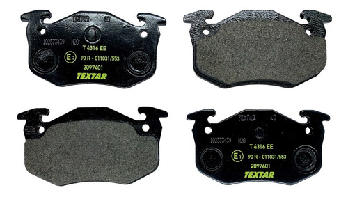 Balatas Traseras Textar Peugeot 106 2000 2001 2002 2003 2004 Foto 2