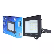 Refletor Led 50w Holofote Prova Dágua Ip66 Branco Frio Cor Da Carcaça Preto Cor Da Luz Branco-frio 110v/220v