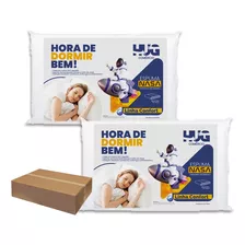 Kit 2 Travesseiros Nasa Baixo 10cm Capa Algodão - Hug