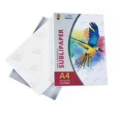 Papel Sublimático Live Sub 100gr Sublimação A4 100 Folhas