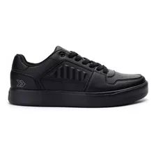 Zapatilla Negra Urban Mujer Atomik Color Negro Diseño De La Tela Liso Talle 38 Ar