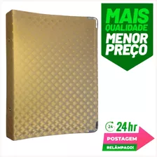 Kit 25 Pastas Para Hinos Louvor Hinario Coral N°3 Dourada