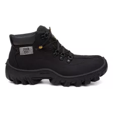 Bota Masculina Coturno Adventure Carteira + Relógio Jdk499