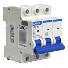 Interruptor Automatico Trifasico 3x32a 6ka C Nxb-63 Chint