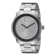 Reloj Hombre Movado 3600257 Cuarzo Pulso Plateado En Acero