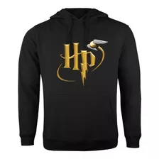 Poleron Harry Potter Tipo Canguro Con Capucha Pow Club Colores