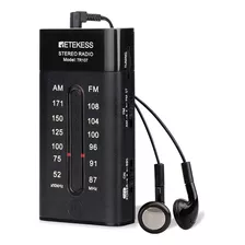 Retekess Tr107 Radio De Bolsillo Am Fm, Radio Portatil Con A