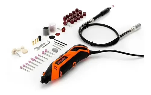 Mini Torno 130w Electrico + Estuche Accesorios Hamilton Potencia 130 W