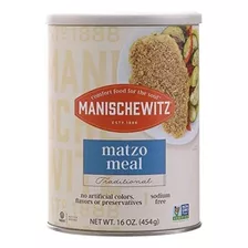 Manischewitz Matzo De Comidas Bote, 16 Oz