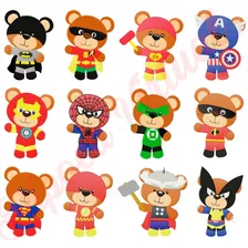 Ursinhos Super Herois Baby.. Lindas Matrizes De Bordado