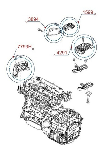 Kit Soportes Motor Y Caja Mazda 3 2010 - 2013 2.0l Calidad Foto 5