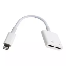 Adaptador Duplo Audio 3.5mm P2 E Carregamento Para iPhone 14