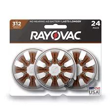 Rayovac Pilas Para Audífonos Tamaño 312 (24-pack)