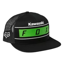 Gorra Kawi Stripes Kawasaki Snapback Moto Atv Fox Juri 