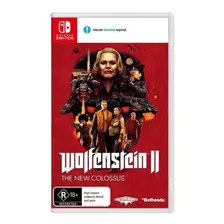 Wolfenstein 2 The New Colossus (físico) Switch [europa] Novo