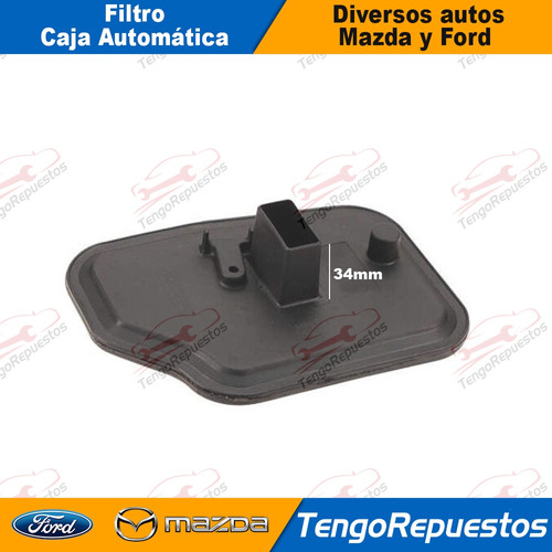 Filtro Caja Automtica Tubo Largo Mazda 2 3 4 5 Cx7 Protege Foto 4