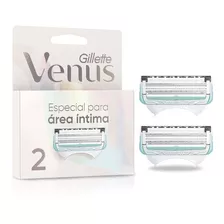 Repuesto Para Máquina De Afeitar Mujer Gillette Venus Para Área Íntima 2 Unidades