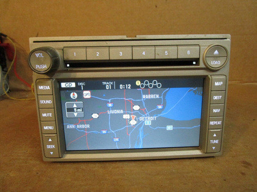 06-10 Lincoln Mkz Radio Cd Player Navigation Display Scr Tty Foto 2