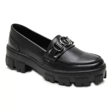 Sapato Feminino Oxford Mocassim Sola Tratorada Db