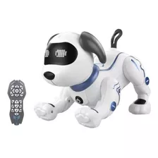 Cachorro Robô Inteligente Controle Remoto Interativo Cor Branco Personagem Robô Dog