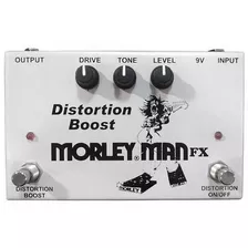 Pedal De Distorção Com Boost Morley Distortion Boost Mdb Cor Prata