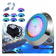 Lámpara Led De Piscina Para Alberca Rgb + Transformador