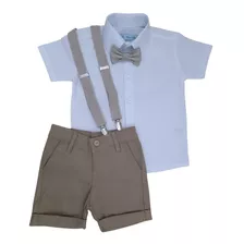 Roupa Infantil Batizado Apresentação Igreja Bebê Menino 