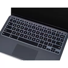 Protector Teclado Negro Transparente Para Hp Chromebook X...