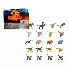 Jurassic World Pacote Com 20 Mini Dinossauros - Mattel