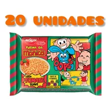 Kit Nissin Lamen Miojo Turma Da Mônica Tomate Suave 20 Und