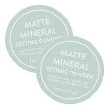 Innisfree Dúo De Polvo Fijador Mineral Mate, 0.17 Onzas (p.