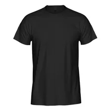 Camiseta Masculina 100% Algodão Fio 30.1 Basica Lisa Premium