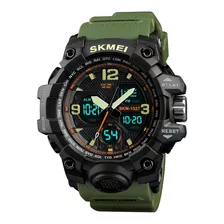 Reloj Camuflaje Genial Skmei Militar Deportivo Para Hombre