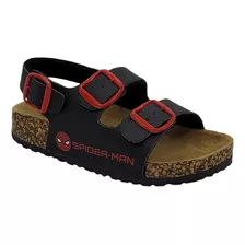 Sandalias Niño Spiderman Negro/rojo Tbc 640429reg