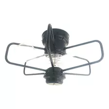 Ventilador De Teto Compacto Potente Em Alumínio 8089 Bivolt Cor Da Estrutura Preto Cor Das Pás Transparente 110v 220v (bivolt)