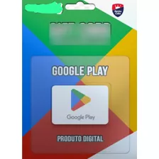 Giftcard Googleplay Brasil R$ 12 - Código Digital