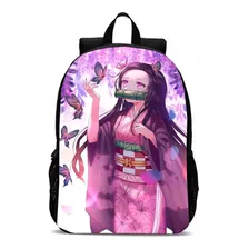 Mochila Escolar Infantil Menina Nezuko Anime Demon Slayer