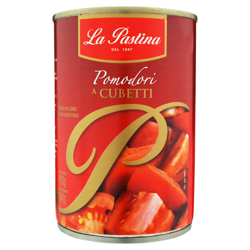 Tomate Pelado Cubos La Pastina Lata 240g