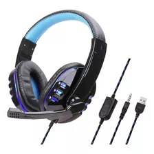 Auricular Gamer Skyway Led Microfono Consola Pc Mallado