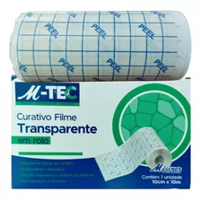 Curativo Filme Transparente Em Rolo 10cm X 10m M-tec Missner