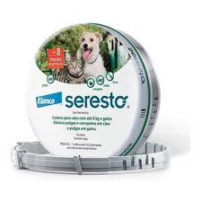 Coleira Seresto Antipulgas Para Cães E Gatos Até 8kg