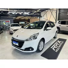 Peugeot 208 Allure 1.2 Flex Teto Panorâmico 2017 Branco 